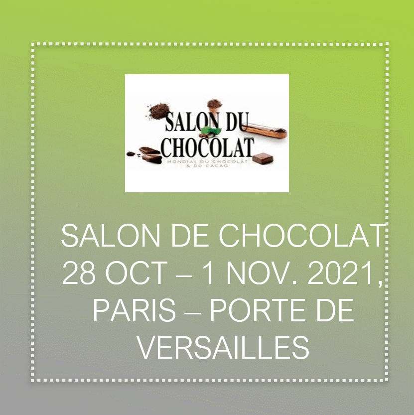 salon du chocolat 2021 paris