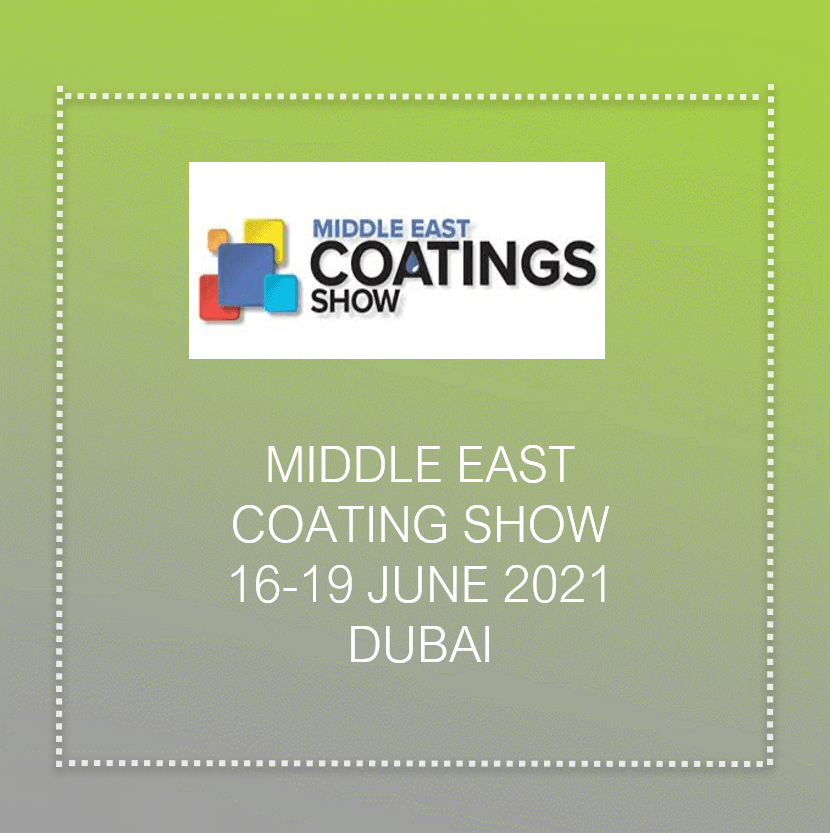 Middle east Coating show In Dubai 2021