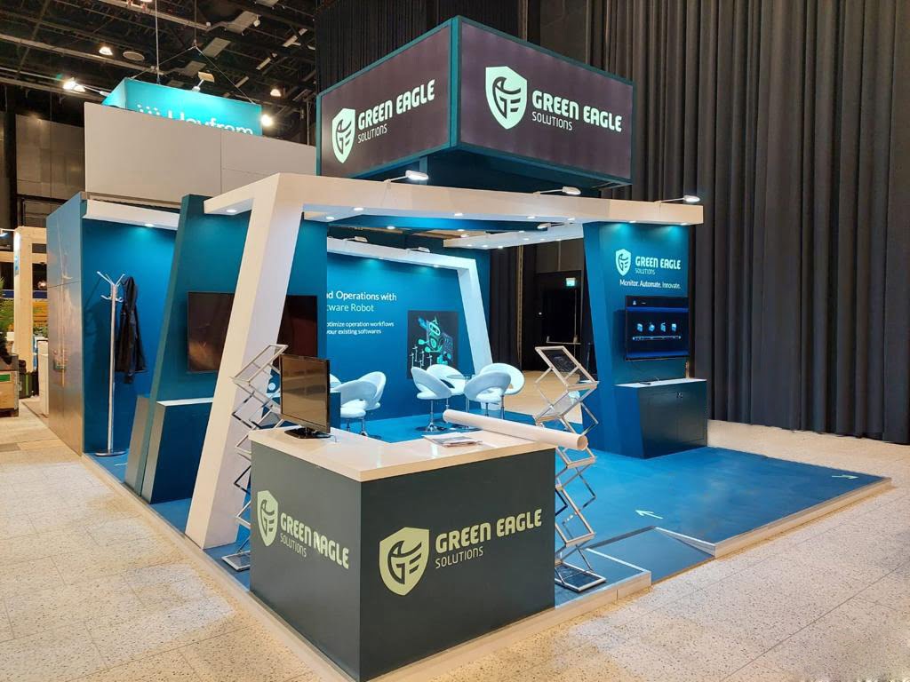Exhibition booth for Green Eagle