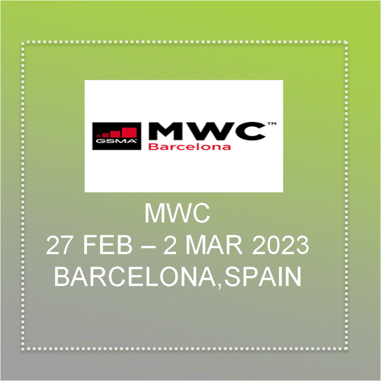 an exhibitor in MWC Barcelona 2023 with Expo stand service