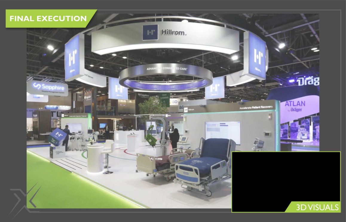 Hillrom - Advanced Connected Care Exhibiton Stand